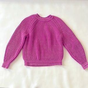 Jcrew Pink Cotton Sweater